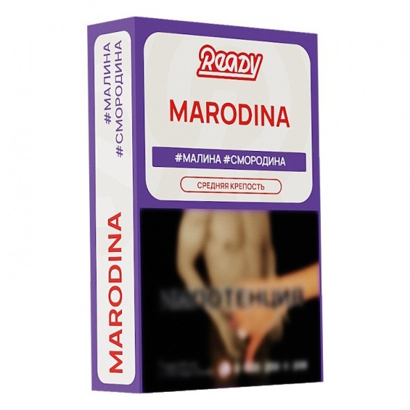 Табак Ready - №16 Marodina /Black Currant Raspberry Peppermint (Малина, Чёрная Смородина, Перечная Мята, 25 грамм) купить в Челябинске