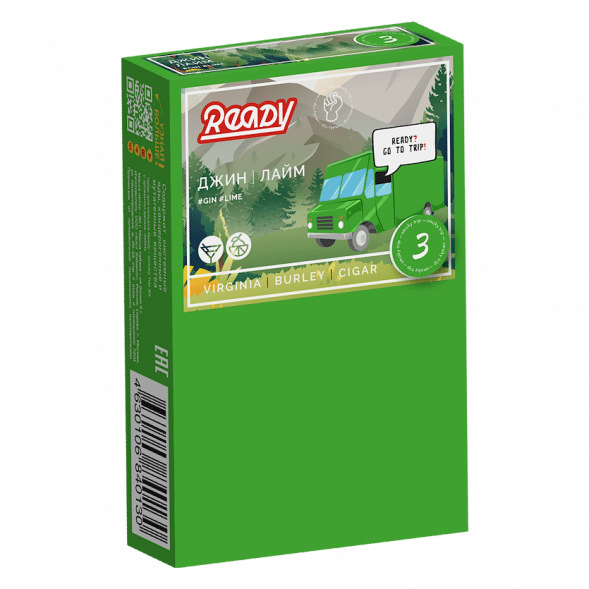 Табак Ready - Gin Trip /Smoky Trip №3 (Джин, Лайм, 25 грамм) купить в Челябинске