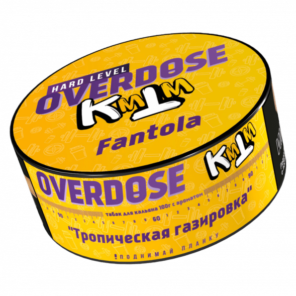 Табак Overdose - Fantola (Тропическая Газировка, 100 грамм) купить в Челябинске