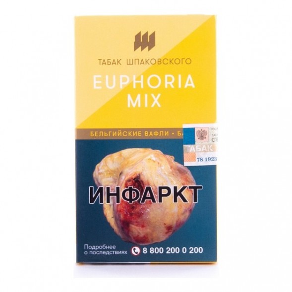 Табак Шпаковский - Euphoria Mix  (Бельгийский Вафли Банан, 40 грамм) купить в Челябинске