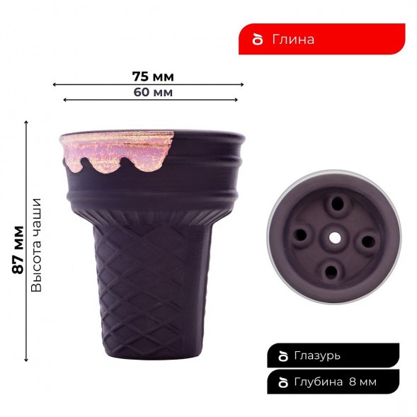 Чаша Gelato Cioccolato Gold купить в Челябинске