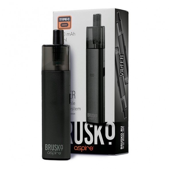 Электронная сигарета Brusko - Vilter (Чёрный) купить в Челябинске