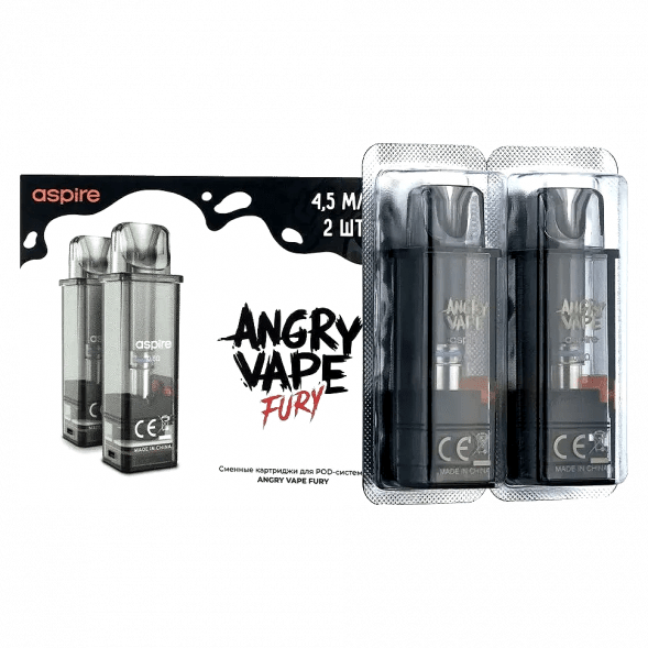 Сменный картридж Brusko - Angry Vape Fury (0.8 Ом, 2 шт.) купить в Челябинске