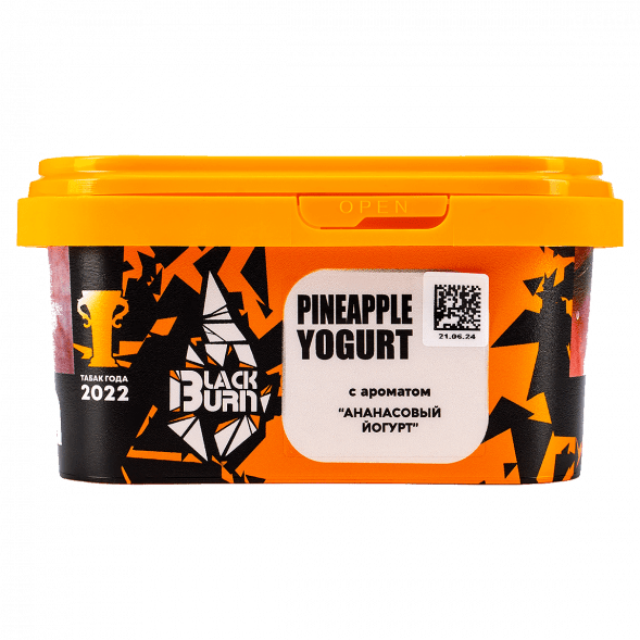 Табак BlackBurn - Pineapple Yogurt (Ананасовый Йогурт, 200 грамм) купить в Челябинске