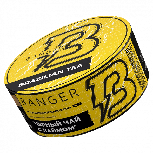 Табак Banger - Brazilian Tea (Чёрный Чай с Лаймом, 100 грамм) купить в Челябинске