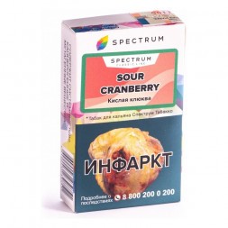 Табак Spectrum - Sour Cranberry (Кислая Клюква, 40 грамм)