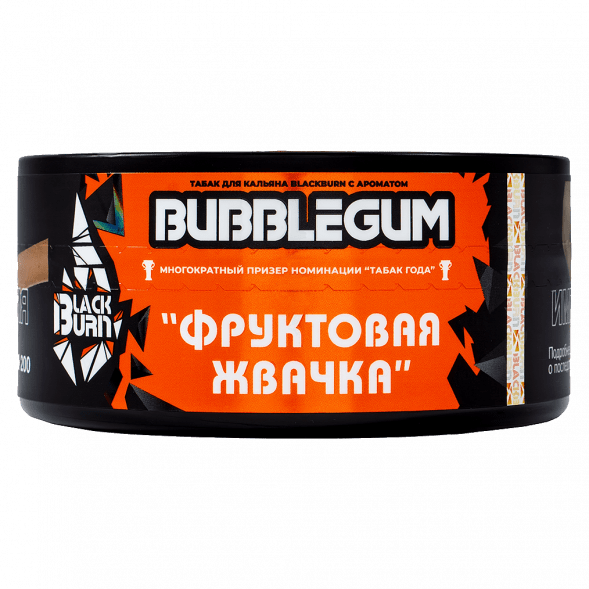 Табак BlackBurn - Bubble Gum (Фруктовая Жвачка, 100 грамм) купить в Челябинске