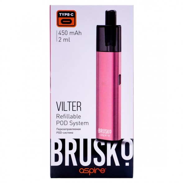 Электронная сигарета Brusko - Vilter (Розовый) купить в Челябинске