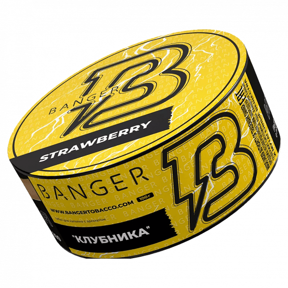 Табак Banger - Strawberry (Клубника, 100 грамм) купить в Челябинске