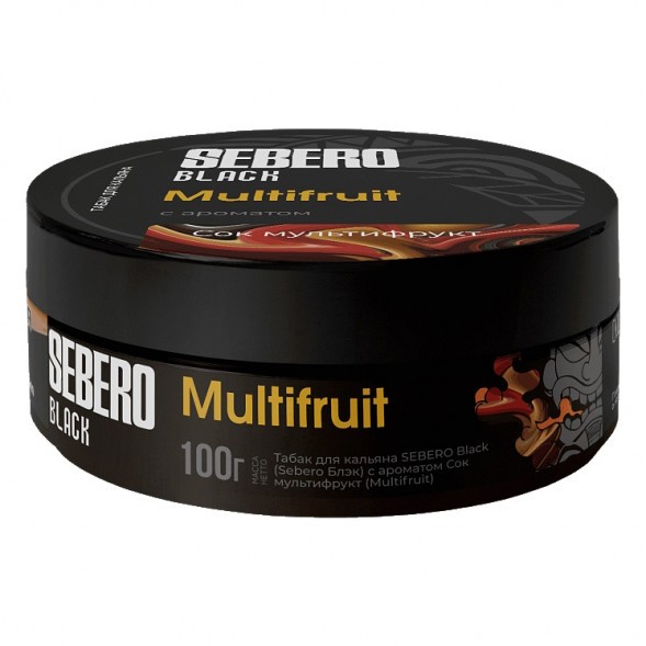 Табак Sebero Black - Multifruit (Сок Мультифрукт, 100 грамм) купить в Челябинске
