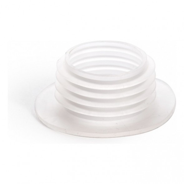 Уплотнитель для шахты d-45 SPD-12 (с юбочкой, белый, 45 мм) купить в Челябинске