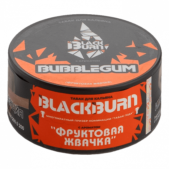 Табак BlackBurn - Bubble Gum (Фруктовая Жвачка, 25 грамм) купить в Челябинске