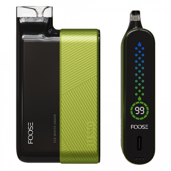 FOOSE LUSSO - Ледяной Белый Виноград (Ice White Grape, 10000 затяжек) купить в Челябинске