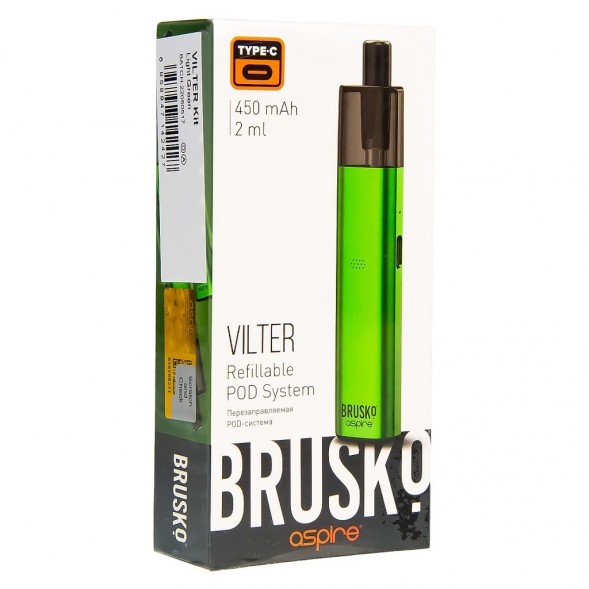 Электронная сигарета Brusko - Vilter (Светло-Зелёный) купить в Челябинске