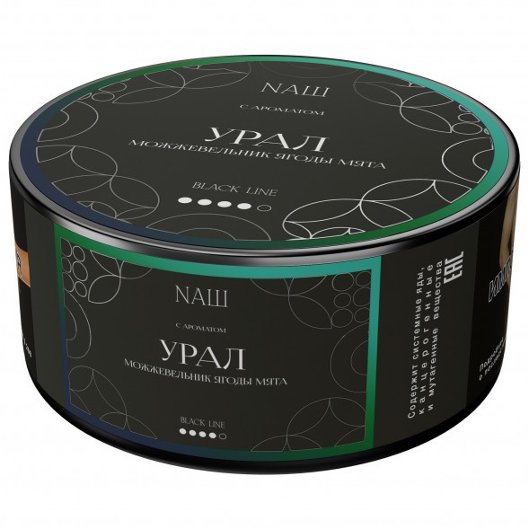Табак NАШ BLACK - Урал (Можжевельник, Ягоды, Мята, 100 грамм) купить в Челябинске