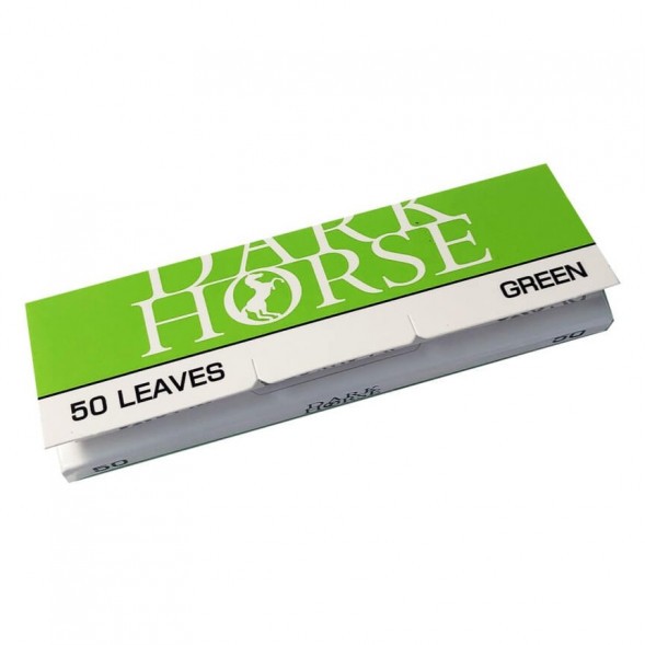 Бумага для самокруток DarkHorse - Regular Green (70х37 мм, 50 штук) купить в Челябинске