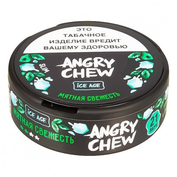 Табак жевательный Angry Chew Slim Medium - Мятная Свежесть (12 грамм) купить в Челябинске