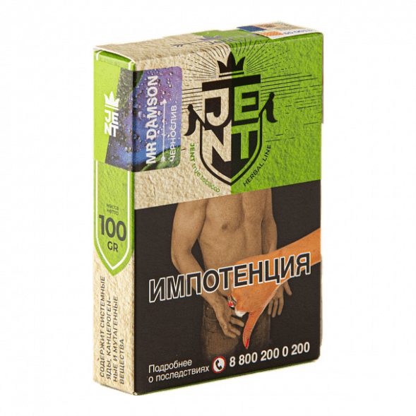Табак Jent - Mr. Damson (Чернослив, 100 грамм) купить в Челябинске