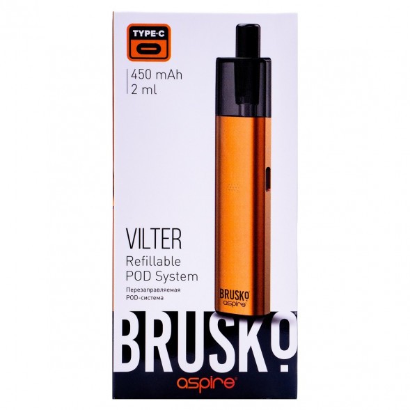 Электронная сигарета Brusko - Vilter (Оранжевый) купить в Челябинске