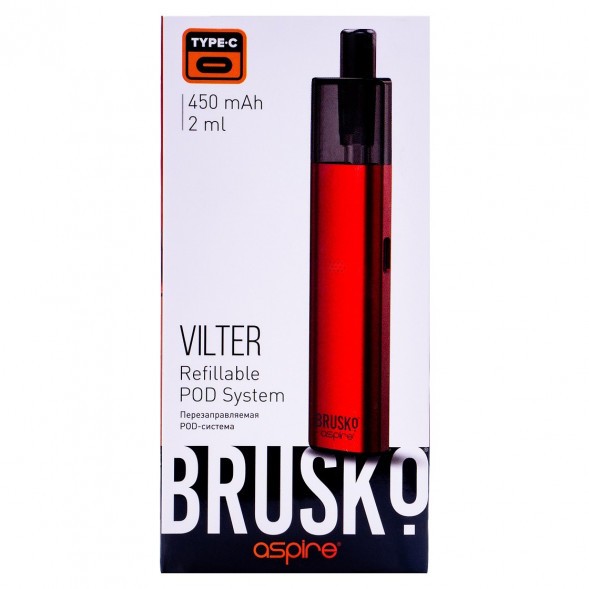Электронная сигарета Brusko - Vilter (Красный) купить в Челябинске