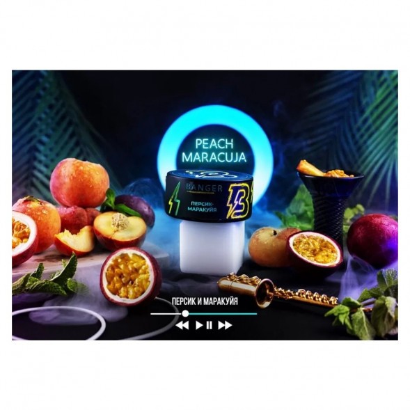 Табак Banger - Peach Maracuja (Персик, Маракуйя, 100 грамм) купить в Челябинске