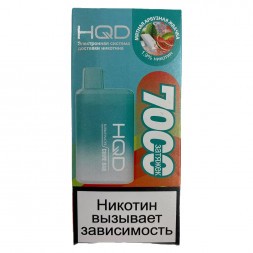 HQD Cuvie BAR - Мятная Арбузная Жвачка (BubbleWater, 7000 затяжек)