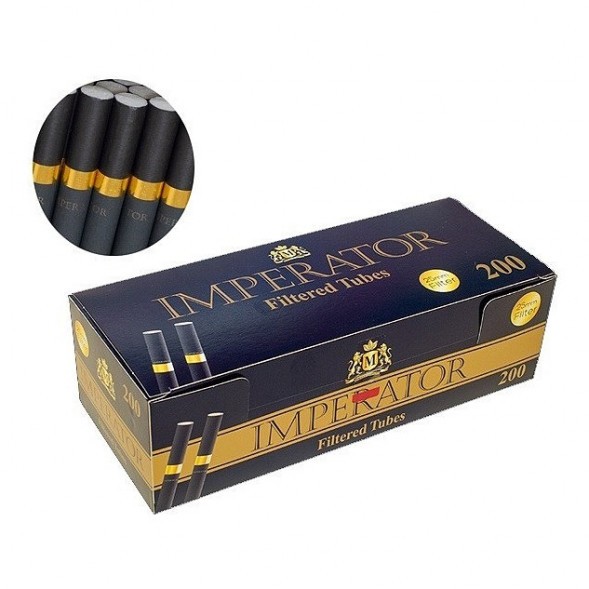 Гильзы сигаретные Imperator - Black Super Long Gold (84х25 мм, 200 шт.) купить в Челябинске