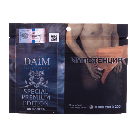Табак Daim - SE Billionera (Биллионер, 100 грамм) купить в Челябинске