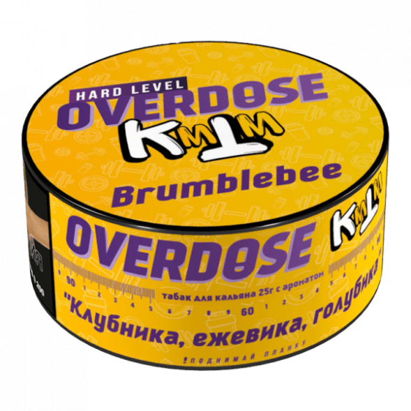 Табак Overdose - Brumblebee (Клубника, Ежевика, Голубика, 25 грамм) купить в Челябинске