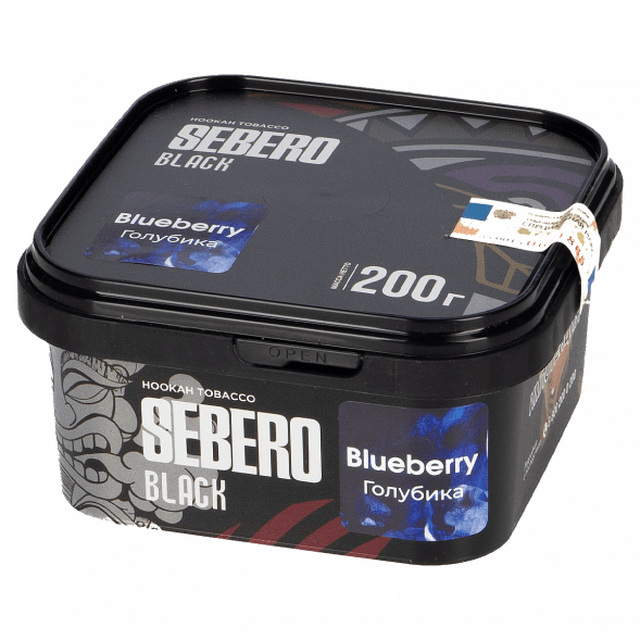 Табак Sebero Black - Blueberry (Голубика, 200 грамм) купить в Челябинске