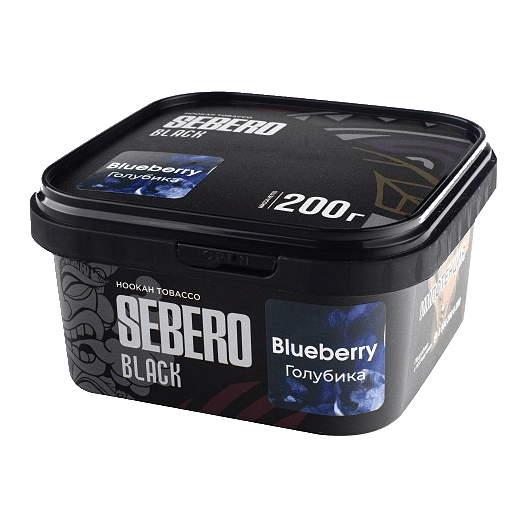 Табак Sebero Black - Blueberry (Голубика, 200 грамм) купить в Челябинске