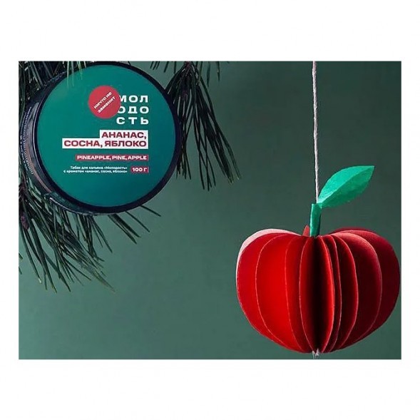Табак Молодость - Pineapple Pine Apple (Ананас, Сосна, Яблоко, 100 грамм) купить в Челябинске