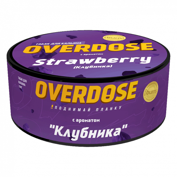 Табак Overdose - Strawberry (Клубника, 100 грамм) купить в Челябинске