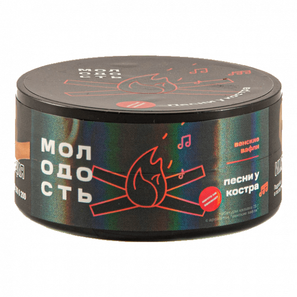 Табак Молодость - Песни у Костра (Венские Вафли, 25 грамм) купить в Челябинске