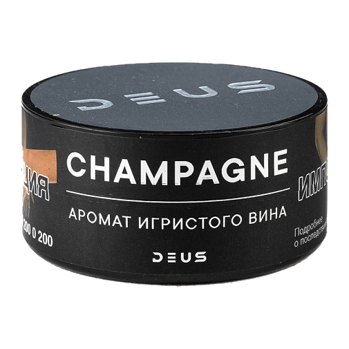 Табак Deus - Champagne (Игристое Вино, 20 грамм) купить в Челябинске