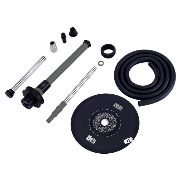 Кальян MISHA Rebel - Revolt Nardo Grey (Серый, Без Колбы) купить в Челябинске