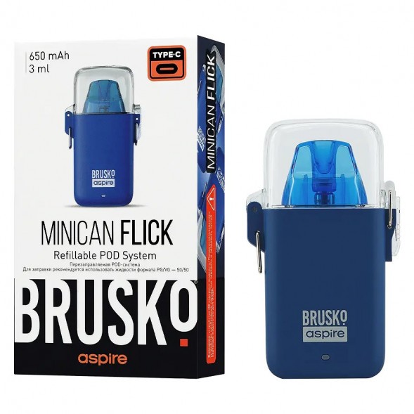 Электронная сигарета Brusko - Minican Flick (Синий) купить в Челябинске