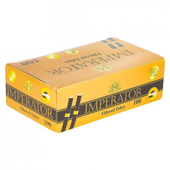 Гильзы сигаретные Imperator - Black Carbon Gold (84х20 мм, 100 шт.) купить в Челябинске