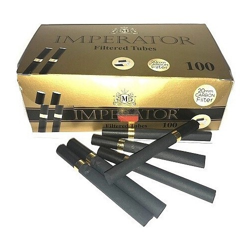 Гильзы сигаретные Imperator - Black Carbon Gold (84х20 мм, 100 шт.) купить в Челябинске