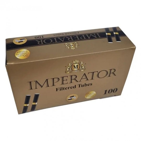 Гильзы сигаретные Imperator - Black Carbon Gold (84х20 мм, 100 шт.) купить в Челябинске