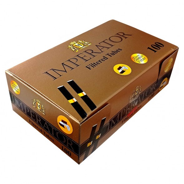 Гильзы сигаретные Imperator - Black Carbon Gold (84х20 мм, 100 шт.) купить в Челябинске