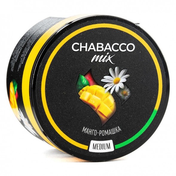 Смесь Chabacco MIX MEDIUM - Mango Camomile (Манго - Ромашка, 40 грамм) купить в Челябинске