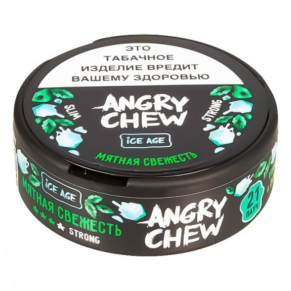 Табак жевательный Angry Chew Slim Strong - Мятная Свежесть (12 грамм) купить в Челябинске