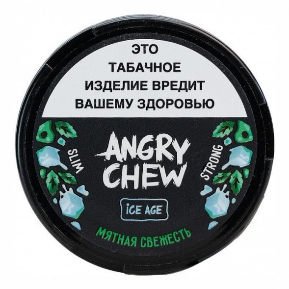 Табак жевательный Angry Chew Slim Strong - Мятная Свежесть (12 грамм) купить в Челябинске