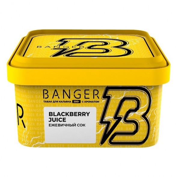 Табак Banger - Blackberry Juice (Ежевичный Сок, 200 грамм) купить в Челябинске