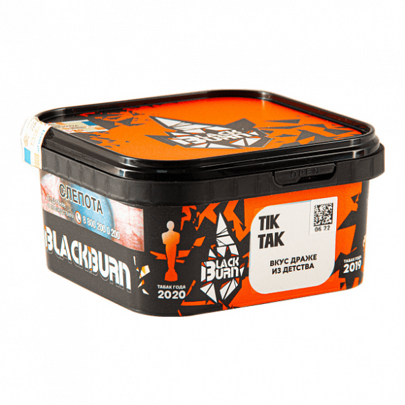Табак BlackBurn - Tik Tak (Тик-Так, 200 грамм) купить в Челябинске