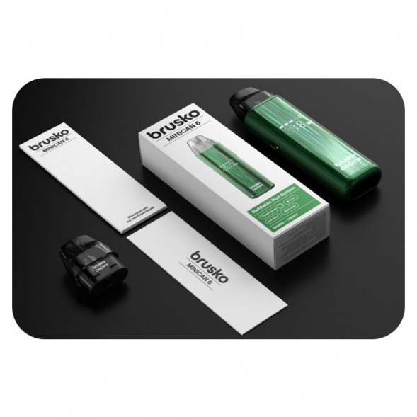 Электронная сигарета Brusko - Minican 6 (Жемчужный - Pure White) купить в Челябинске