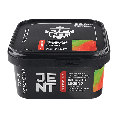 Табак Jent - Industry Legend (Двойное Яблоко с Нектарином, 200 грамм) купить в Челябинске