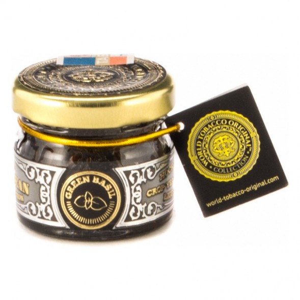 Табак WTO - Caribbean Green Basil (Зеленый Базилик, 20 г) купить в Челябинске