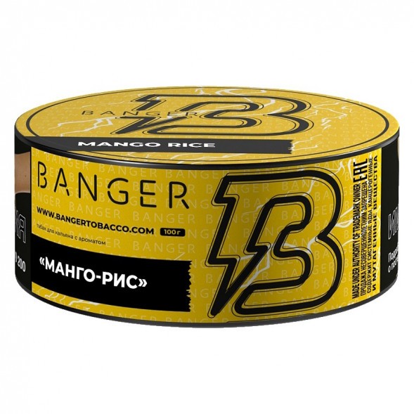 Табак Banger - Mango Rice (Манго-Рис, 100 грамм) купить в Челябинске
